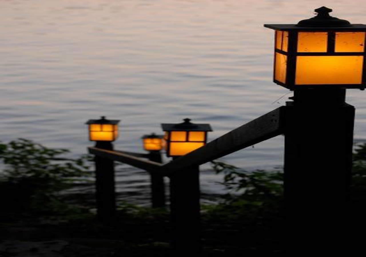 The Elms Waterfront Cottages Lake Luzerne Екстер'єр фото